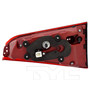 Left Inner Tail Light Assembly 17-6050-00 - back view