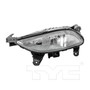 Left CAPA Certified Fog Light Assembly 19-0976-00-9 - front view