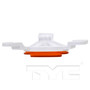 Front Left CAPA Certified Reflector Assembly 18-6244-00-9 - bottom view