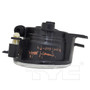 Left CAPA Certified Fog Light Lens / Housing 19-12104-01-9 - top view