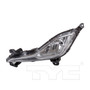 Left CAPA Certified Fog Light Assembly 19-6028-00-9 - front view