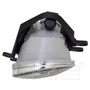 Left CAPA Certified Fog Light Assembly 19-6020-00-9 - top view