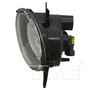 Left Fog Light Assembly 19-6016-00 - side view