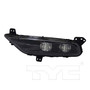 Left CAPA Certified Fog Light Assembly 19-6154-00-9 - front view
