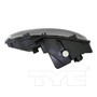 Left CAPA Certified Fog Light Assembly 19-6154-00-9 - bottom view