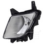 Left CAPA Certified Fog Light Assembly 19-6056-00-9 - front view