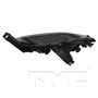 Left Fog Light Assembly 19-6158-00 - bottom view