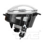 Right CAPA Certified Fog Light Assembly 19-6081-00-9 - bottom view