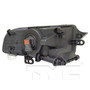 Left Fog Light Assembly 19-6170-00 - back view