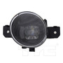 Left CAPA Certified Fog Light Assembly 19-6234-00-9 - front view