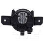 Left CAPA Certified Fog Light Assembly 19-6234-00-9 - back view