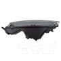 Left Fog Light Assembly 19-6216-00 - top view