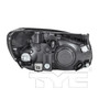 Left Headlight Assembly 20-11848-00 - back view