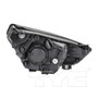 Left CAPA Certified Headlight Assembly 20-12362-00-9 - back view