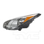Left CAPA Certified Headlight Assembly 20-12362-00-9 - side view
