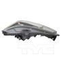 Left CAPA Certified Headlight Assembly 20-16168-00-9 - top view