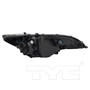 Left CAPA Certified Headlight Assembly 20-16168-00-9 - back view