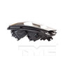 Left CAPA Certified Headlight Assembly 20-12800-00-9 - top view