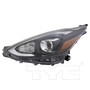 Left CAPA Certified Headlight Assembly 20-16196-00-9 - front view