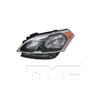 Left CAPA Certified Headlight Assembly 20-12734-00-9 - front view