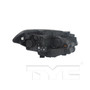 Left CAPA Certified Headlight Assembly 20-12734-00-9 - back view