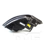 Left CAPA Certified Headlight Assembly 20-12734-00-9 - bottom view
