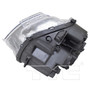 Left CAPA Certified Headlight Assembly 20-16666-00-9 - bottom view