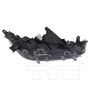 Left CAPA Certified Headlight Assembly 20-16956-90-9 - bottom view
