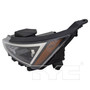 Left CAPA Certified Headlight Assembly 20-16914-00-9 - side view