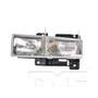 Left CAPA Certified Headlight Assembly 20-1669-00-9 - front view