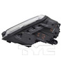 Right Headlight Assembly 20-16569-00 - top view