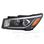 Left Headlight Assembly 20-16966-00 - front view