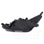 Right Headlight Assembly 20-17319-00 - bottom view