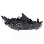 Left Headlight Assembly 20-16956-00 - bottom view