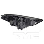 Left CAPA Certified Headlight Assembly 20-17016-00-9 - back view