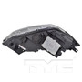 Left CAPA Certified Headlight Assembly 20-17016-00-9 - bottom view