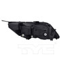 Left Headlight Assembly 20-17424-00 - back view