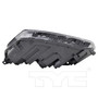 Right Headlight Assembly 20-17373-00 - bottom view