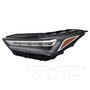 Left CAPA Certified Headlight Assembly 20-17954-00-9 - front view