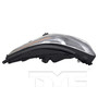 Left Headlight Assembly 20-17500-00 - top view