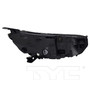 Left CAPA Certified Headlight Assembly 20-19380-90-9 - back view