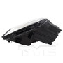 Left CAPA Certified Headlight Assembly 20-17816-00-9 - bottom view