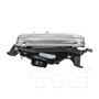 Left Headlight Assembly 20-5652-00 - top view