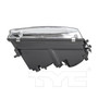 Left Headlight Assembly 20-5764-01 - bottom view