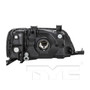 Left CAPA Certified Headlight Assembly 20-5232-01-9 - back view