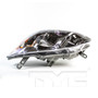 Left Headlight Assembly 20-6236-00 - top view