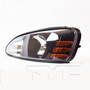CAPA Certified Headlight Assembly 20-6488-00-9 - side view