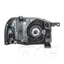 Left CAPA Certified Headlight Assembly 20-5964-00-9 - back view