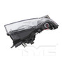 Left CAPA Certified Headlight Assembly 20-5964-00-9 - bottom view