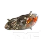 Left CAPA Certified Headlight Assembly 20-6236-90-9 - front view